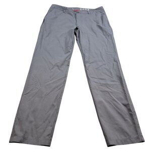 Rye 51 Pants Mens 34x30.5 Gray Slim Straight Leg Voyager Chino Golf Pant